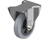 BLICKLE - Roulette fixe Ø 100mm bandage caoutchouc SBR 70kg - BX-VPP 100G-SG