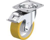BLICKLE - Roulette pivotante à frein Ø 100mm bandage polyuréthane PU 250kg - L-ALTH 100K-FI