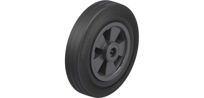 BLICKLE - Roue Ø 200mm bandage caoutchouc SBR 205kg - VPP 200/20R