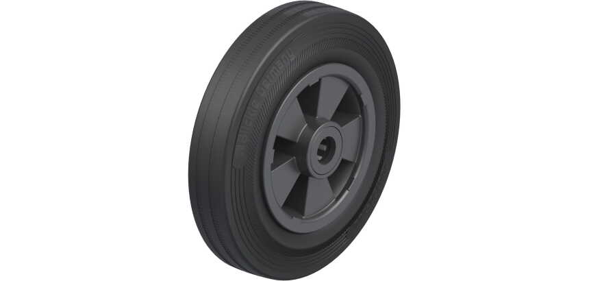 BLICKLE - Roue Ø 200mm bandage caoutchouc SBR 205kg - VPP 200/20R