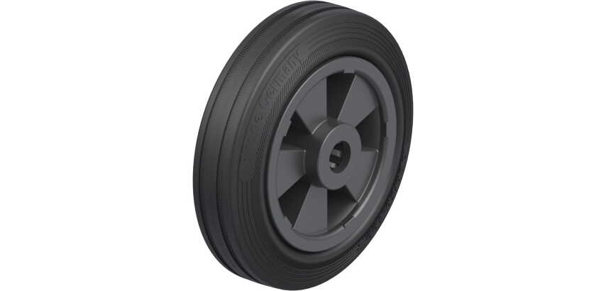BLICKLE - Roue Ø 180mm bandage caoutchouc SBR 170kg - VPP 180/20R
