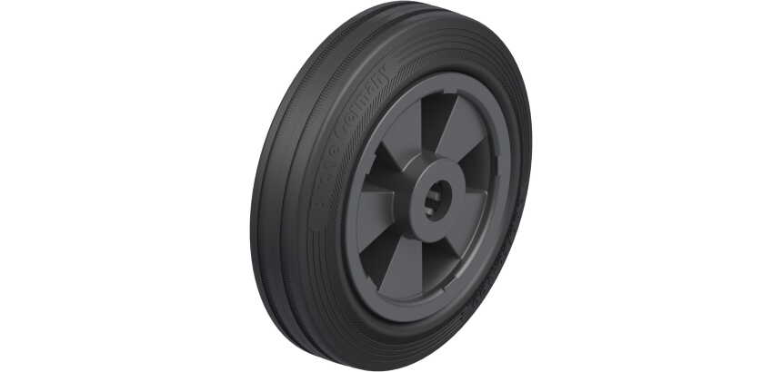 BLICKLE - Roue Ø 180mm bandage caoutchouc SBR 170kg - VPP 180/20R