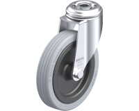 BLICKLE - Roulette pivotante Ø 125mm bandage caoutchouc SBR 100kg - LKRA-VPA 125G
