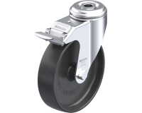 BLICKLE - Roulette pivotante à frein Ø 125mm bandage polyamide PA 6.6 120kg - LKRA-POA 125G-FI