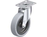 BLICKLE - Roulette pivotante Ø 125mm bandage caoutchouc SBR 120kg - LKPA-VPA 126G