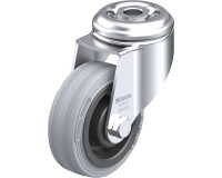 BLICKLE - Roulette pivotante Ø 80mm bandage caoutchouc SBR 80kg - LKRA-VPA 80K