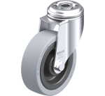 BLICKLE - Roulette pivotante Ø 100mm bandage caoutchouc SBR 110kg - LKRA-VPA 101K
