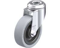 BLICKLE - Roulette pivotante Ø 100mm bandage caoutchouc SBR 110kg - LKRA-VPA 101K