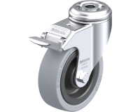 BLICKLE - Roulette pivotante à frein Ø 100mm bandage caoutchouc SBR 110kg - LKRA-VPA 101K-FI