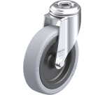 BLICKLE - Roulette pivotante Ø 125mm bandage caoutchouc SBR 120kg - LKRA-VPA 126G