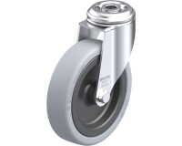 BLICKLE - Roulette pivotante Ø 125mm bandage caoutchouc SBR 120kg - LKRA-VPA 126G