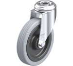 BLICKLE - Roulette pivotante Ø 125mm bandage caoutchouc SBR 100kg - LKRA-VPA 125K