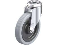 BLICKLE - Roulette pivotante Ø 125mm bandage caoutchouc SBR 100kg - LKRA-VPA 125K