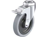 BLICKLE - Roulette pivotante à frein Ø 125mm bandage caoutchouc SBR 100kg - LKRA-VPA 125K-FI