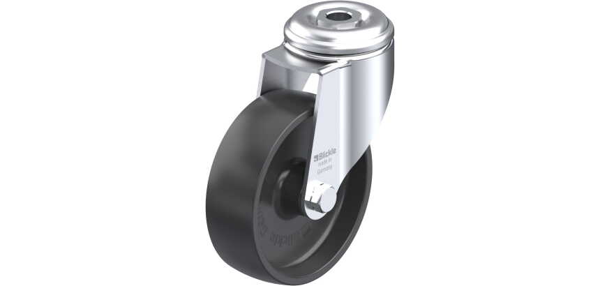 BLICKLE - Roulette pivotante Ø 100mm bandage polyamide PA 6.6 120kg - LKRA-POA 100G