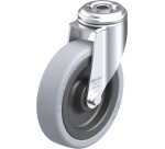 BLICKLE - Roulette pivotante Ø 125mm bandage caoutchouc SBR 120kg - LKRA-VPA 126K