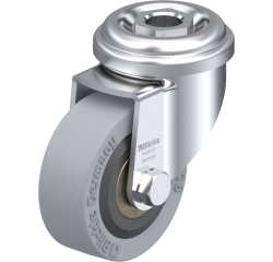 BLICKLE - Roulette pivotante Ø 50mm bandage caoutchouc SBR 40kg - LRA-VPA 50K