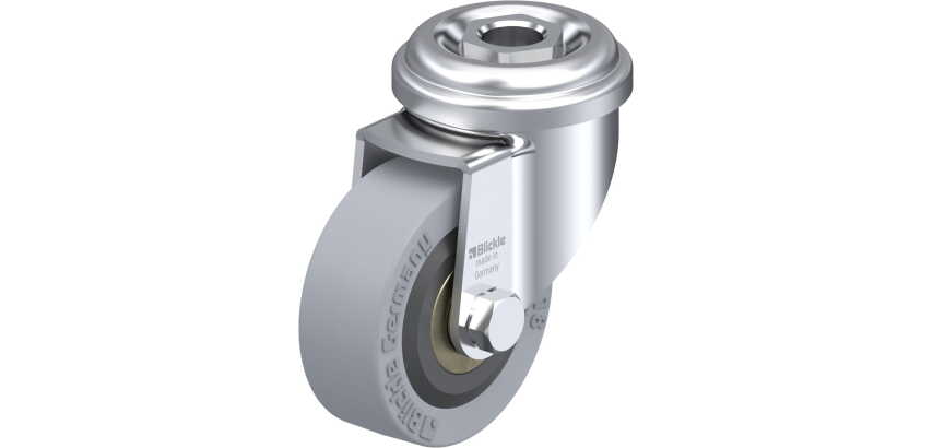 BLICKLE - Roulette pivotante Ø 50mm bandage caoutchouc SBR 40kg - LRA-VPA 50K