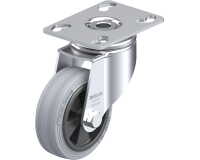 BLICKLE - Roulette pivotante Ø 80mm bandage caoutchouc SBR 80kg - LKPA-VPA 80G