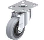 BLICKLE - Roulette pivotante Ø 80mm bandage caoutchouc SBR 80kg - LKPA-VPA 80K