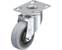 BLICKLE - Roulette pivotante Ø 80mm bandage caoutchouc SBR 80kg - LKPA-VPA 80K