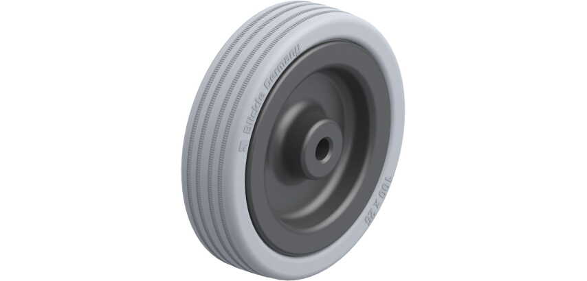 BLICKLE - Roue Ø 100mm bandage caoutchouc SBR 90kg - VPA 100/8G