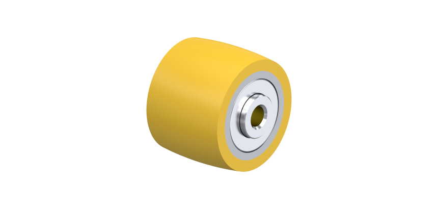 BLICKLE - Roue Ø 35mm bandage polyuréthane PU 100kg - VSTH 35/6K