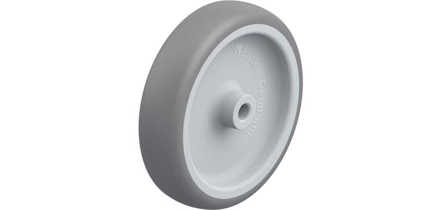 BLICKLE - Roue Ø 100mm bandage caoutchouc TPE 90kg - TPA 100/8G