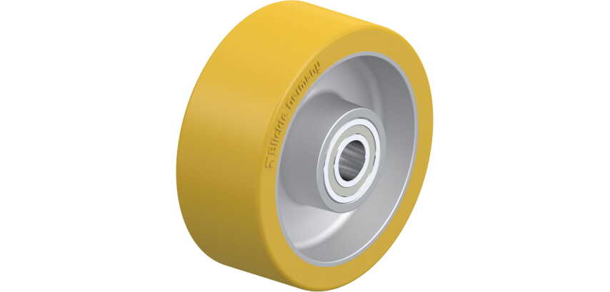 BLICKLE - Roue Ø 100mm bandage polyuréthane PU 350kg - ALTH 100/15K