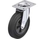 BLICKLE - Roulette pivotante Ø 200mm bandage caoutchouc SBR 205kg - LE-VPP 200G