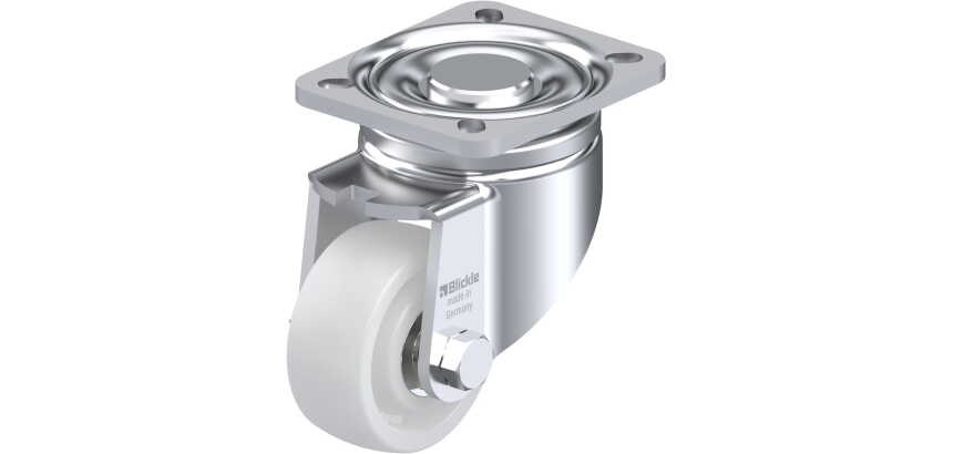 BLICKLE - Roulette pivotante Ø 75mm bandage polyamide PA 6.6 300kg - LH-SPO 75K