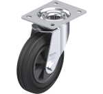 BLICKLE - Roulette pivotante Ø 160mm bandage caoutchouc SBR 135kg - LE-VPP 160G