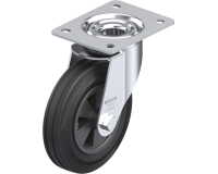 BLICKLE - Roulette pivotante Ø 160mm bandage caoutchouc SBR 135kg - LE-VPP 160G