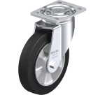 BLICKLE - Roulette pivotante Ø 200mm bandage caoutchouc NR 500kg - LH-ALEV 200K