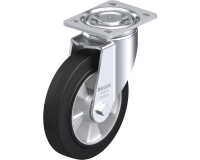 BLICKLE - Roulette pivotante Ø 200mm bandage caoutchouc NR 500kg - LH-ALEV 200K