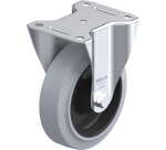 BLICKLE - Roulette fixe Ø 160mm bandage caoutchouc NR 400kg - B-POEV 160R-SG