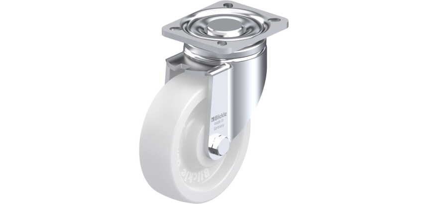 BLICKLE - Roulette pivotante Ø 125mm bandage polyamide PA 6.6 700kg - LH-SPO 125G-1
