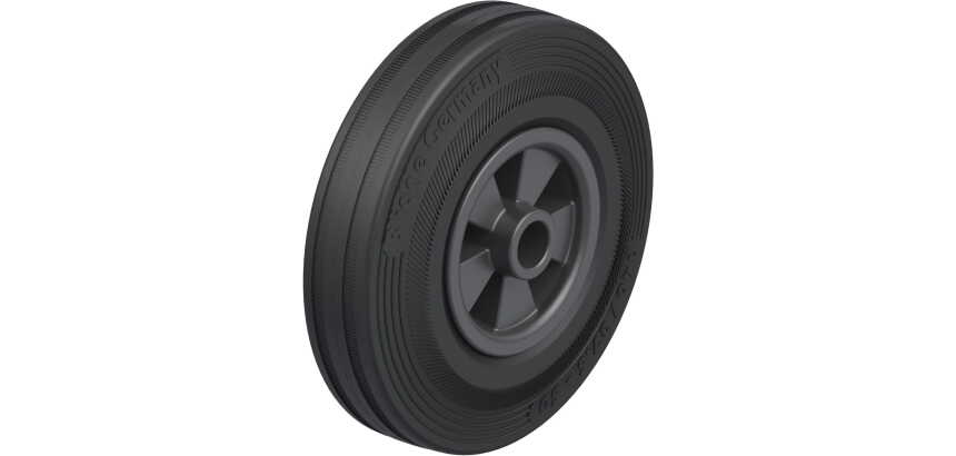 BLICKLE - Roue Ø 140mm bandage caoutchouc SBR 115kg - VPP 140/15G