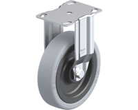 BLICKLE - Roulette fixe Ø 125mm bandage caoutchouc SBR 120kg - BKPA-VPA 126K