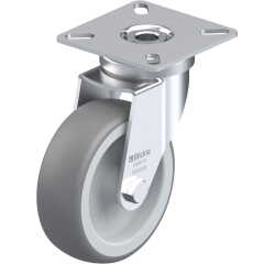 BLICKLE - Roulette pivotante Ø 75mm bandage caoutchouc TPE 75kg - LPA-TPA 75G