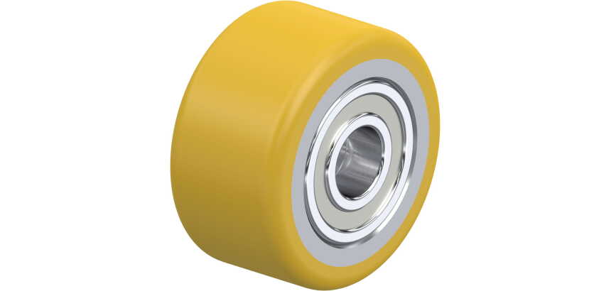 BLICKLE - Roue Ø 75mm bandage polyuréthane PU 270kg - VSTH 75/20K