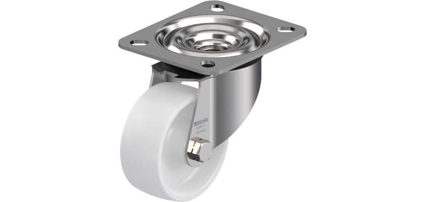 BLICKLE - Roulette pivotante Ø 75mm bandage polyamide PA 6.6 150kg - LEX-PO 75G