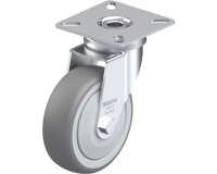 BLICKLE - Roulette pivotante Ø 75mm bandage caoutchouc TPE 75kg - LPA-TPA 75KF