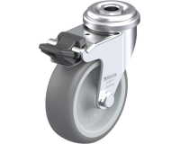 BLICKLE - Roulette pivotante à frein Ø 75mm bandage caoutchouc TPE 75kg - LRA-TPA 75G-FI