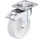 BLICKLE - Roulette pivotante à frein Ø 125mm bandage polypropylène PP 150kg - LE-PPN 125G-FI
