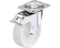 BLICKLE - Roulette pivotante à frein Ø 125mm bandage polypropylène PP 150kg - LE-PPN 125G-FI