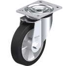 BLICKLE - Roulette pivotante Ø 160mm bandage caoutchouc NR 300kg - L-ALEV 161K