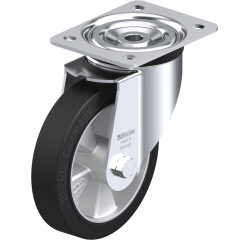BLICKLE - Roulette pivotante Ø 160mm bandage caoutchouc NR 300kg - L-ALEV 161K