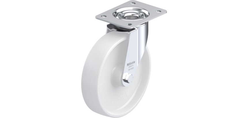 BLICKLE - Roulette pivotante Ø 200mm bandage polyamide PA 6.6 300kg - LE-PO 200R