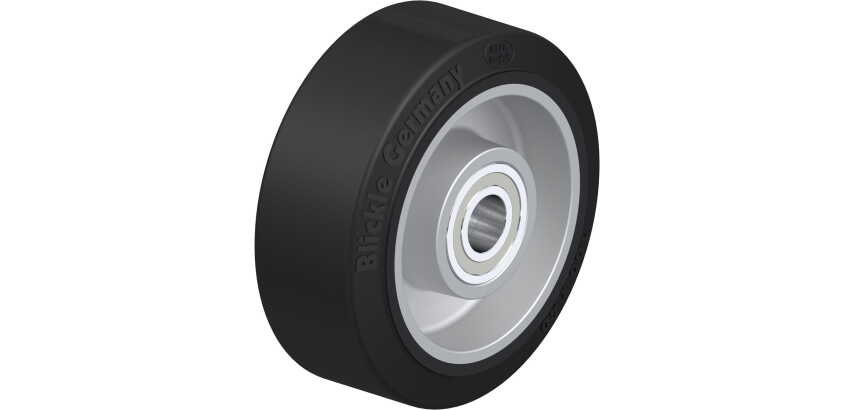BLICKLE - Roue Ø 100mm bandage caoutchouc NR 200kg - ALEV 100/15K